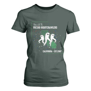 Fresno Nightcrawlers T Shirt For Women Home Of California Cryptid Gift TS12 Dark Forest Green Print Your Wear