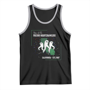 Fresno Nightcrawlers Tank Top Home Of California Cryptid Gift TS12 Black Athletic Heather Print Your Wear