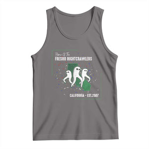 Fresno Nightcrawlers Tank Top Home Of California Cryptid Gift TS12 Deep Heather Print Your Wear