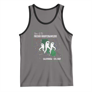 Fresno Nightcrawlers Tank Top Home Of California Cryptid Gift TS12 Deep Heather Black Print Your Wear