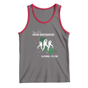 Fresno Nightcrawlers Tank Top Home Of California Cryptid Gift TS12 Deep Heather Red Print Your Wear