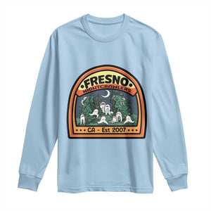 Fresno Nightcrawlers Folklore Gift Long Sleeve Shirt Home Of California Cryptids TS12 Light Blue Print Your Wear