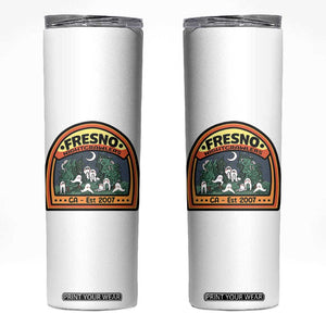 Fresno Nightcrawlers Folklore Gift Skinny Tumbler Home Of California Cryptids TS12 White Print Your Wear