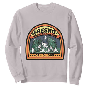 Fresno Nightcrawlers Folklore Gift Sweatshirt Home Of California Cryptids TS12 Ice Gray Print Your Wear
