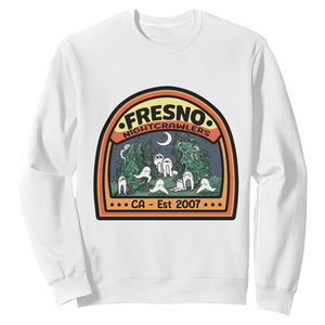 Fresno Nightcrawlers Folklore Gift Sweatshirt Home Of California Cryptids TS12 White Print Your Wear