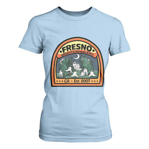 Fresno Nightcrawlers Folklore Gift T Shirt For Women Home Of California Cryptids TS12 Light Blue Print Your Wear