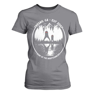 Home Of The Fresno Nightcrawlers T Shirt For Women California Cryptid Hunter TS12 Charcoal Print Your Wear