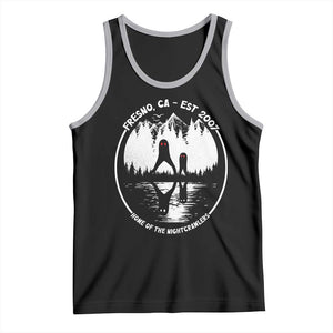 Home Of The Fresno Nightcrawlers Tank Top California Cryptid Hunter TS12 Black Athletic Heather Print Your Wear