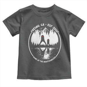 Home Of The Fresno Nightcrawlers Toddler T Shirt California Cryptid Hunter TS12 Dark Heather Print Your Wear