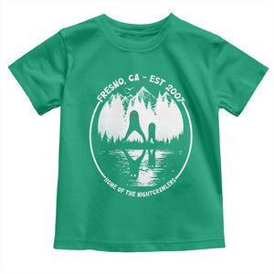 Home Of The Fresno Nightcrawlers Toddler T Shirt California Cryptid Hunter TS12 Irish Green Print Your Wear