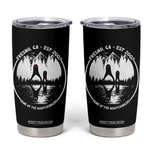 Home Of The Fresno Nightcrawlers Tumbler Cup California Cryptid Hunter TS12 Black Print Your Wear
