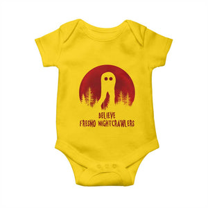 Believe In Fresno Nightcrawlers Baby Onesie California Cryptid Hunter Gift TS12 Daisy Print Your Wear