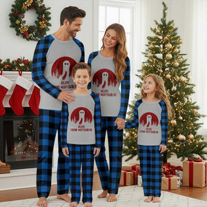 Believe In Fresno Nightcrawlers Plaid Pajama Set California Cryptid Hunter Gift TS12 Blue Plaid Print Your Wear