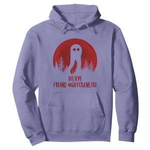 Believe In Fresno Nightcrawlers Hoodie California Cryptid Hunter Gift TS12 Violet Print Your Wear