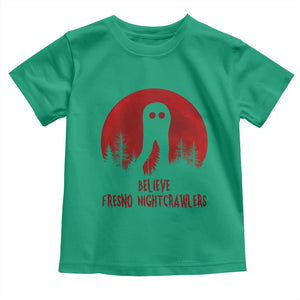 Believe In Fresno Nightcrawlers Toddler T Shirt California Cryptid Hunter Gift TS12 Irish Green Print Your Wear
