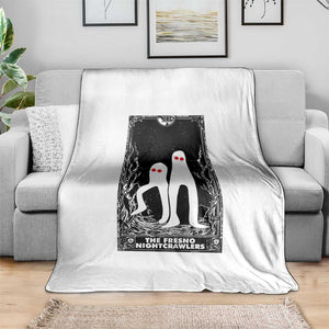 Funny Tarot Card Graphic Fresno Nightcrawlers Lover Throw Blanket Cryptid Gift TS12 Print Your Wear