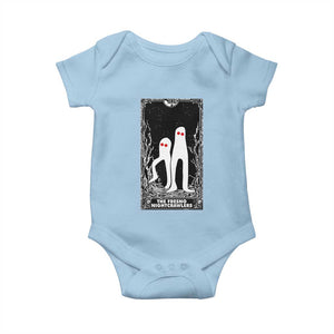 Funny Tarot Card Graphic Fresno Nightcrawlers Lover Baby Onesie Cryptid Gift TS12 Light Blue Print Your Wear