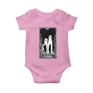 Funny Tarot Card Graphic Fresno Nightcrawlers Lover Baby Onesie Cryptid Gift TS12 Light Pink Print Your Wear