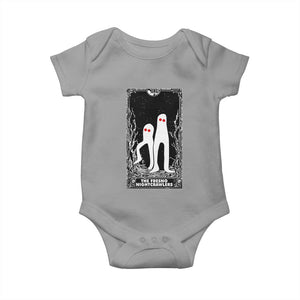 Funny Tarot Card Graphic Fresno Nightcrawlers Lover Baby Onesie Cryptid Gift TS12 Sport Gray Print Your Wear