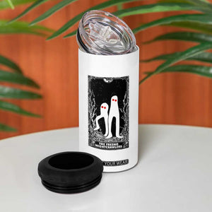 Funny Tarot Card Graphic Fresno Nightcrawlers Lover 4 in 1 Can Cooler Tumbler Cryptid Gift TS12 Print Your Wear