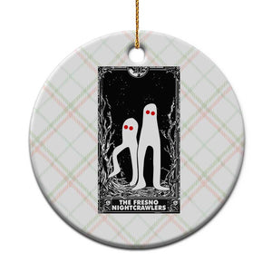 Funny Tarot Card Graphic Fresno Nightcrawlers Lover Ceramic Ornament Cryptid Gift TS12 1pc Christmas Plaid Print Your Wear