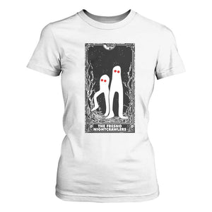 Funny Tarot Card Graphic Fresno Nightcrawlers Lover T Shirt For Women Cryptid Gift TS12 White Print Your Wear