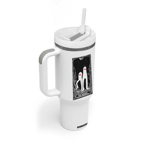 Funny Tarot Card Graphic Fresno Nightcrawlers Lover Tumbler With Handle Cryptid Gift TS12 Print Your Wear