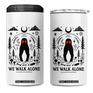 We Walk Alone Fresno Nightcrawler 4 in 1 Can Cooler Tumbler California Cryptid Hunter TS12 One Size: 16 oz White Print Your Wear