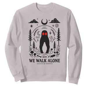 We Walk Alone Fresno Nightcrawler Sweatshirt California Cryptid Hunter TS12 Ice Gray Print Your Wear