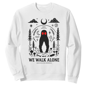 We Walk Alone Fresno Nightcrawler Sweatshirt California Cryptid Hunter TS12 White Print Your Wear