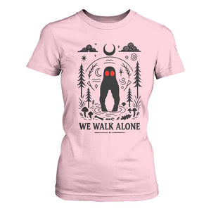 We Walk Alone Fresno Nightcrawler T Shirt For Women California Cryptid Hunter TS12 Light Pink Print Your Wear