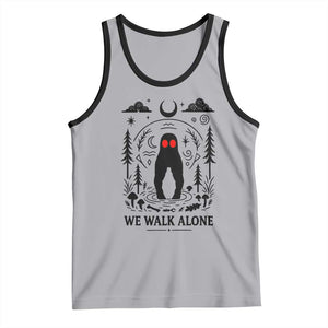 We Walk Alone Fresno Nightcrawler Tank Top California Cryptid Hunter TS12 Athletic Heather Black Print Your Wear