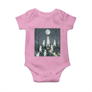 Fresno Nightkittens Nightcrawler Baby Onesie Funny Horror Cat Cryptid Lover Gift TS12 Light Pink Print Your Wear