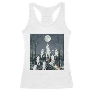 Fresno Nightkittens Nightcrawler Racerback Tank Top Funny Horror Cat Cryptid Lover Gift TS12 White Print Your Wear