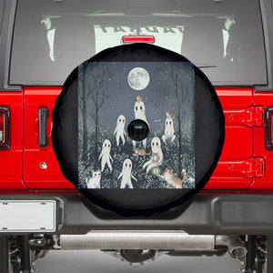 Fresno Nightkittens Nightcrawler Spare Tire Cover Funny Horror Cat Cryptid Lover Gift TS12 White Print Your Wear