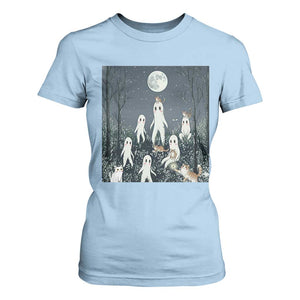 Fresno Nightkittens Nightcrawler T Shirt For Women Funny Horror Cat Cryptid Lover Gift TS12 Light Blue Print Your Wear