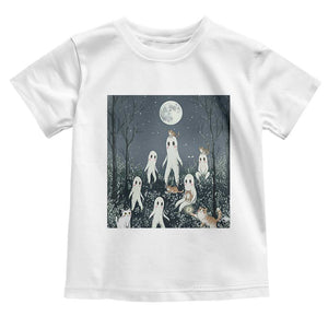 Fresno Nightkittens Nightcrawler Toddler T Shirt Funny Horror Cat Cryptid Lover Gift TS12 White Print Your Wear