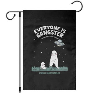 Gangster Til The Pants Start Walkin Nightcrawler Garden Flag Funny Cryptid Hunter TS12 Black Print Your Wear