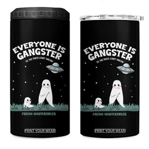 Gangster Til The Pants Start Walkin Nightcrawler 4 in 1 Can Cooler Tumbler Funny Cryptid Hunter TS12 One Size: 16 oz Black Print Your Wear