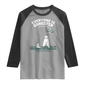 Gangster Til The Pants Start Walkin Nightcrawler Raglan Shirt Funny Cryptid Hunter TS12 Sport Gray Black Print Your Wear