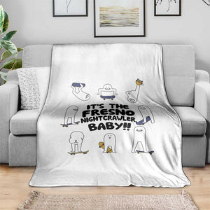 Its The Fresno Nightcrawler Baby Throw Blanket Funny Cryptid Skate Style Gift TS12 Print Your Wear
