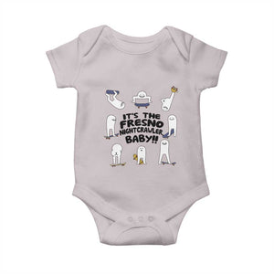 Its The Fresno Nightcrawler Baby Baby Onesie Funny Cryptid Skate Style Gift TS12 Ice Gray Print Your Wear