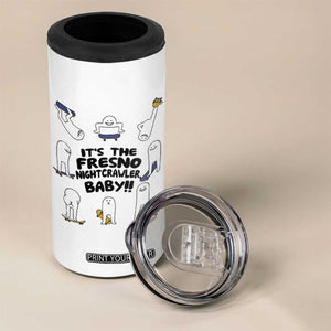 Its The Fresno Nightcrawler Baby 4 in 1 Can Cooler Tumbler Funny Cryptid Skate Style Gift TS12 Print Your Wear