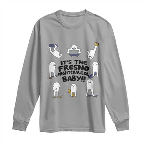 Its The Fresno Nightcrawler Baby Long Sleeve Shirt Funny Cryptid Skate Style Gift TS12 Sport Gray Print Your Wear