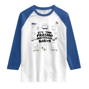Its The Fresno Nightcrawler Baby Raglan Shirt Funny Cryptid Skate Style Gift TS12 White Royal Print Your Wear