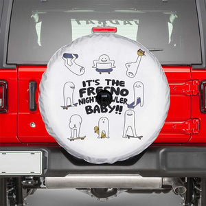 Its The Fresno Nightcrawler Baby Spare Tire Cover Funny Cryptid Skate Style Gift TS12 White Print Your Wear