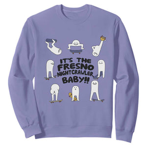 Its The Fresno Nightcrawler Baby Sweatshirt Funny Cryptid Skate Style Gift TS12 Violet Print Your Wear