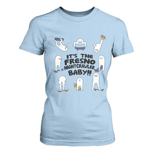 Its The Fresno Nightcrawler Baby T Shirt For Women Funny Cryptid Skate Style Gift TS12 Light Blue Print Your Wear