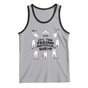 Its The Fresno Nightcrawler Baby Tank Top Funny Cryptid Skate Style Gift TS12 Athletic Heather Black Print Your Wear
