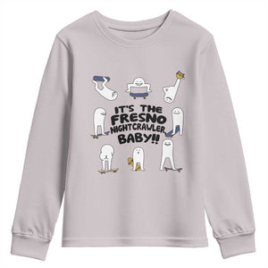 Its The Fresno Nightcrawler Baby Youth Sweatshirt Funny Cryptid Skate Style Gift TS12 Ice Gray Print Your Wear